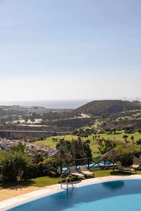 马拉加Calanova Atico De Lujo En Calanova Golf Mijas公寓 0*, 马拉加 西班牙